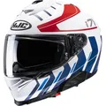 HJC i71 Simo Helm, weiss-rot-blau, Größe XS 54 55 für Männer