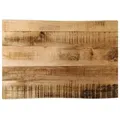 vidaXL Tischplatte mit Baumkante 50x40x2,5 cm Raues Mango Massivholz
