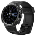 Spigen Rugged Armor Pro Armband mit Hülle Kompatibel mit Google Pixel Watch 3 41mm (2024) / 2 (2023) / 1 (2022) - Schwarz