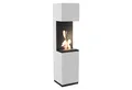 Kratki Echtfeuer-Dekokamin Kratki freistehender Bio Ethanol Kamin Sierra weiß 170x41,8x40,5 cm
