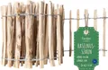 Creative Home Zaun Staketenzaun Haselnusszaun, Lattenabstand 7-9 cm, Gartenzaun Holz