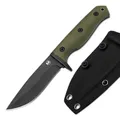 MAGNUM Bushcraft Drop Outdoormesser 42a Full Tang 440A G10 Kydex Grün 02SC339