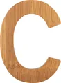 ABC Buchstaben Bambus C - 12056 Legler Kinderzimmer Türbuchstaben Türschild Holz