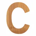 small foot design ABC Buchstaben Bambus C