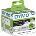 DYMO Original Etikett für LabelWriter, Adressen - weiss - permanent haftend, 1 x 260 Etiketten