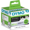 Adressetiketten 36x89mm Rolle 260 selbstklebend DYMO LabelWriter Drucker