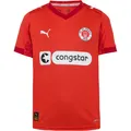 PUMA FC St. Pauli 25-26 4th Teamtrikot Kinder in burnt red-puma white, Größe 140