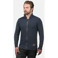 !Solid Strickjacke SDTristian Cardigan mit Reißverschluss blau M