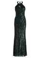 Vera Mont Damen Abendkleid im Glitzer-Look 38, Dusty Slate