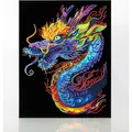 Diamond Dotz Diamond Painting Neon Drache (DD25008)