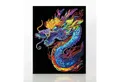 BrainBox Spiel DIAMOND DOTZ - Diamond Painting Neon Drache