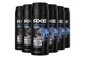 axe Deo-Spray 6x AXE Deodorant Bodyspray Anarchy for Him - 150ml, 6-tlg., bekämpft geruchsbildende Bakterien und unangenehme Gerüche