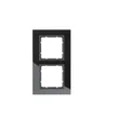 Berker RAHMEN 2-FACH SCHWARZ (10126616     B7 GLAS)