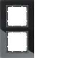 Glasrahmen 10126616 schwarz 2fach