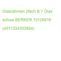 Glasrahmen 2fach B.7 Glas schwa BERKER 10126616 (4011334303954)