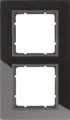Berker Glasrahmen 10126616 IP20 schwarz Abdeckrahmen Glas Glasrahmen