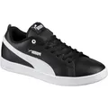 Puma Smash V2 Leder Damen - schwarz