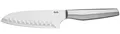 Fissler Santokumesser Essential, breite Klinge, Halbkropf, leicht gebogenes Klingenprofil, Kullen