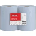 Katrin Putztuchrolle Basic XXL, 464309, aus Zellstoff, blau, 2-lagig, 1000 Blatt à 38 x 36 cm, perforiert, 2 Rollen