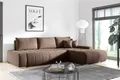 MEBLITO Ecksofa Eckcouch Bonari L Form Sofa mit Schlaffunktion Bettkästen Couch Sofagarnitur Rechts Aston 4