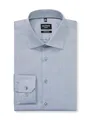 OLYMP Herren Oberhemd Langarm No. Six,Faux Uni,375 No 6 six - super Slim (H16),21 New York Kent-2,Marine 18,40