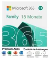 Microsoft 365 Family | Office | 6 Nutzer/Geräte | 15 Monate | Code per eMail | ✅
