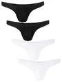 Fabio Farini String Männer Unterhosen - Herren Tanga (4-St) im sportlich knappen Look
