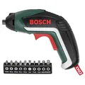 Bosch Akkuschrauber IXO (5. Generation, 10 Bits, USB Ladegerät, Dose, 3,6 Volt, 1,5 Ah)