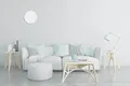 Northpoint LED Design Wandleuchte Backlight Weiß Ø25cm Deckenlampe indirektes Licht Ambientelicht warmweiß 3000K IP20 9W 400lm