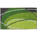 REDBEST Badematte Badematte "Lynn", Höhe 20 mm, eckig, Grafik/gemustert grün eckig | 60 cm x 100 cm x 20 mm
