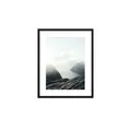 Holzbilderrahmen 40x50 cm  Iceland , schwarz , Holzwerkstoff , Maße (cm): B: 42 H: 52 T: 2.8
