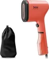Tefal Dampfbürste DT2022 Pure Pop | 1300 W | 20 g/Min Dampf | 70 ml Tank | kompakt & reisefreundlich | Korallenrot