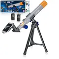 Bresser Junior 8840350 - Teleskop 40/400, Kinder-Teleskop, 32x/20x...