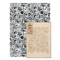 Wiederverwendbare Kunststoff-Schablone nathlos // 65x95cm // BLUMEN PAISLEY