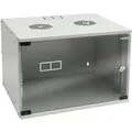 HMF 65707-07 Serverschrank Netzwerkschrank 7HE Unmontiert 19 Zoll Rack Lichtgrau
