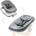 Hauck Babywippe Highchair Bouncer, Dark Grey Melange, für Alpha+, Beta+, Arketa grau