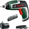 Bosch Akku-Schrauber IXO 7. Generation; 3,6V; 2,0Ah; 5,5Nm; mit Mikro-USB-Kabel