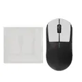 kwmobile Gaming Maus Grip Tape kompatibel mit Logitech G Pro Wireless 1 Maus - Rutschfestes Griffband für PC Maus - Weiß