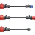 go-e Wallbox-Steckeradapter Gemini flex, CH-04-07, 22 kW, Set, auf CEE 230 V und 400 V / 16A & 32A, 3-polig und 5-polig, IP55