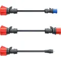 go-e Adapterset für Gemini flex 22 kW, 3-teiliges Set, schwarz