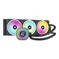 CORSAIR iCUE LINK H150i LCD-Flüssig-CPU-Kühler - 360mm AIO - QX120 RGB-Lüfter - 2,1" IPS-LCD-Bildschirm - Passend Für Intel LGA 1700, AMD AM5 - iCUE LINK System Hub im Lieferumfang Enthalten - Schwarz