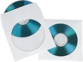 HAMA 50er Pack CD-/DVD Papier-Schutzhüllen Weiß
