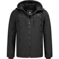 Arctic Seven Herren Winterjacke Schwarz