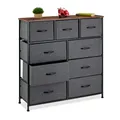 Kommode Schubladenschrank Beistellkommode Flurschrank 9 Schubladen Hochkommode