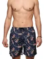 Indicode Herren INTonios Badehose mit superweicher Innenhose | Badeshorts für Männer Black, M