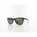 Ray Ban Wayfarer Liteforce RB4195 601S9A 52 matte black / polar green