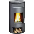 Wamsler Kaminofen Atlas, 8 kW, Zeitbrand grau