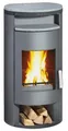 Wamsler Kaminofen Atlas mit integriertem Speicher 1245 x 600 x 540 mm (8 kW)