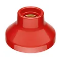 ledscom.de Deckenleuchte/Lampenfassung ELEKTRA, Porzellan, rot glänzend, 1x E27 max. 300W