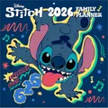 Pyramid International - LILO & STITCH 2026 – Familienplaner 30×30 cm (aufgeklappt 30×60 cm) mit 12 Disney-Motiven, Wandkalender für die ganze Familie